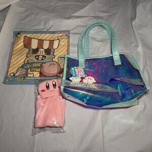 BRAND NEW Round One Limited Kirby Aurora Tote Bag Pupupu Ocean With Accessories
